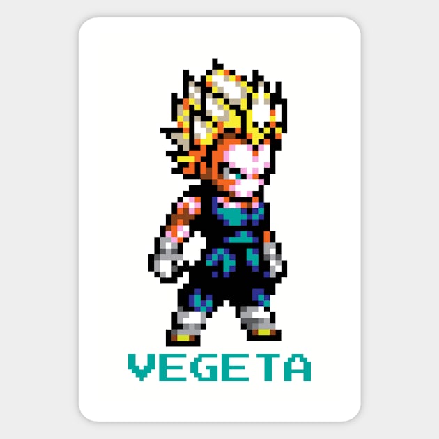 Dragon Ball Z Pixel Vegeta Sticker by Rebus28